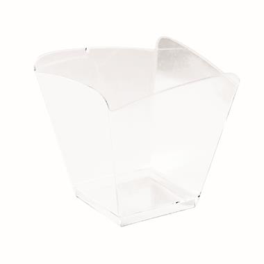 Pucharek ONDA - transparentny, monoporcje (poj.90ml,1szt, zgrzewka=25szt) (6008) KAT
